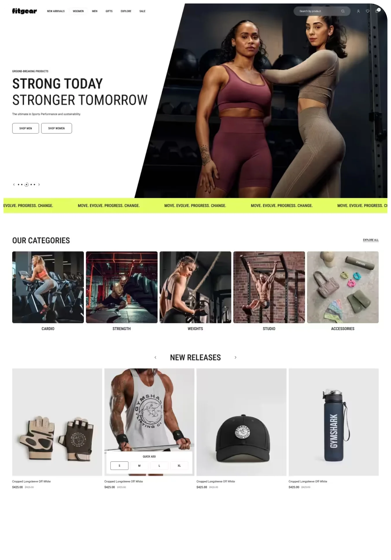 Gym template