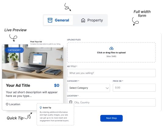 Dynamic forms preview