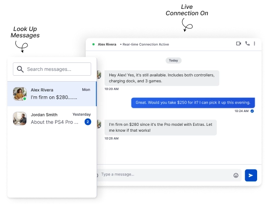 Message inbox preview