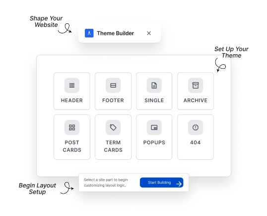 Theme builder preview