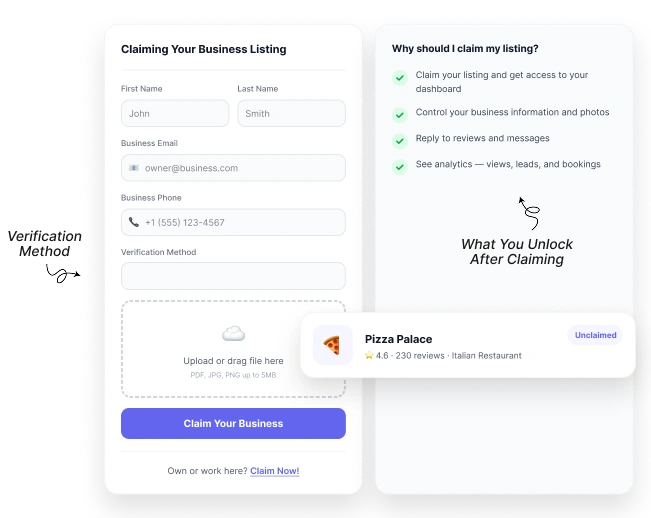 Verify & Claim Preview