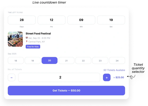 Events and Food Events Preview
